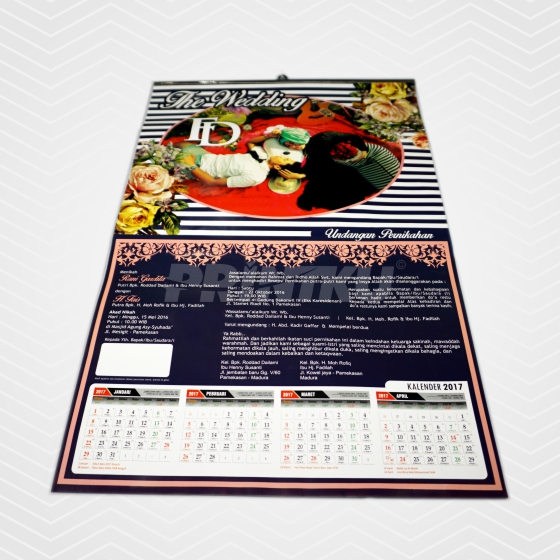 Kalender Dinding 38x53cm Ac260 Cetak Mesin Offset Printku