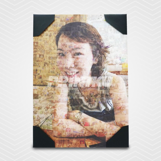 Cetak Foto Kanvas Custom Spanram  Printku