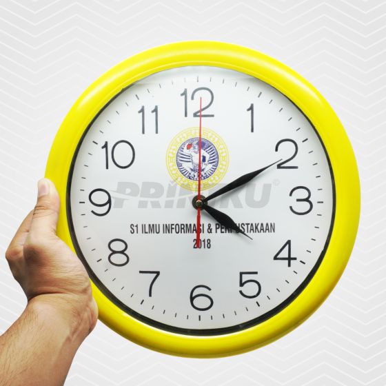 Jam Dinding Diamater 28 cm  Printku