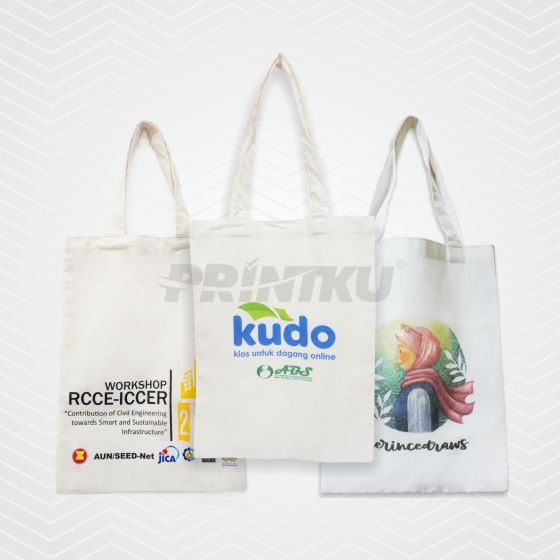 Tas Goodiebag Totebag Blacu  Printku